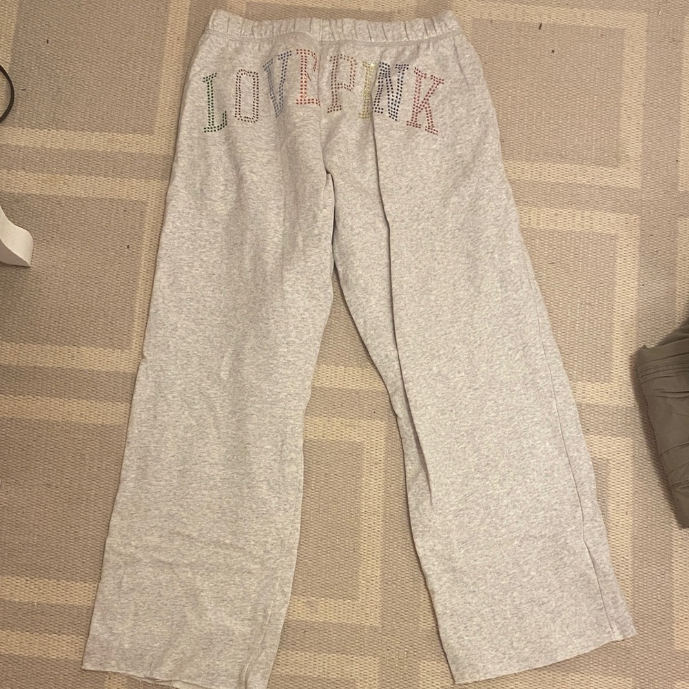 Victoria's Secret Gray Love Pink Sweats